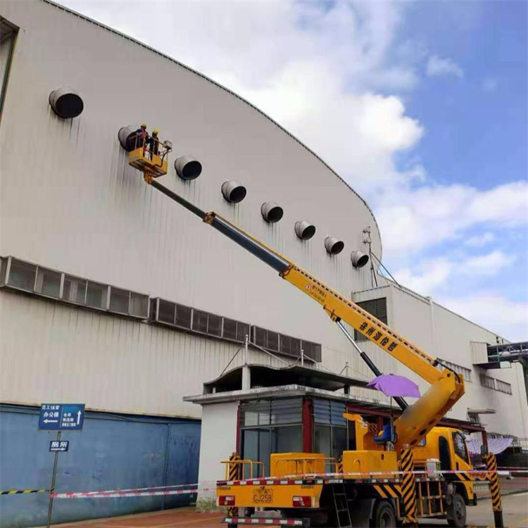 宁波江北高空作业车出租服务：专业广告牌安装解决方案